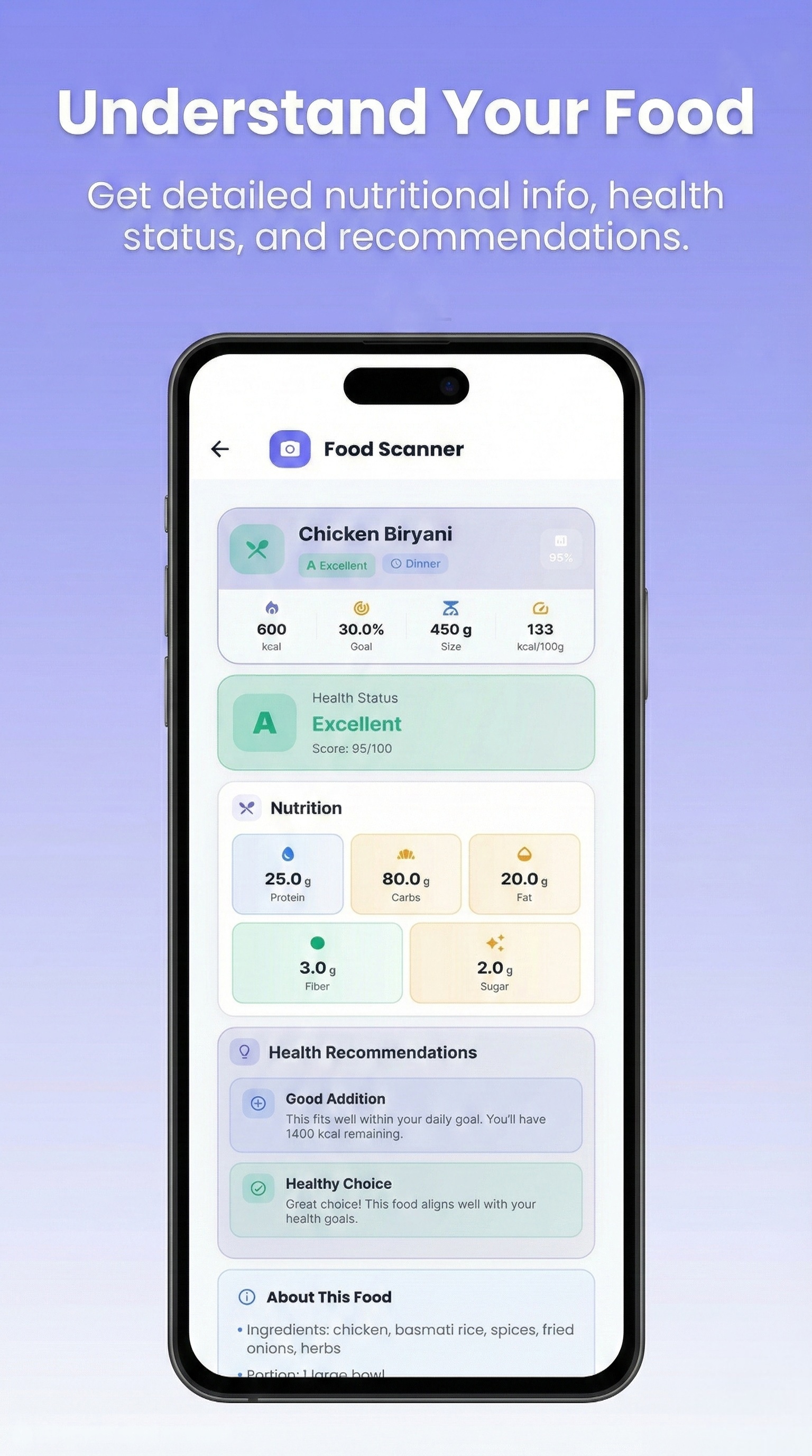 Calorie Vita App Screenshot 3